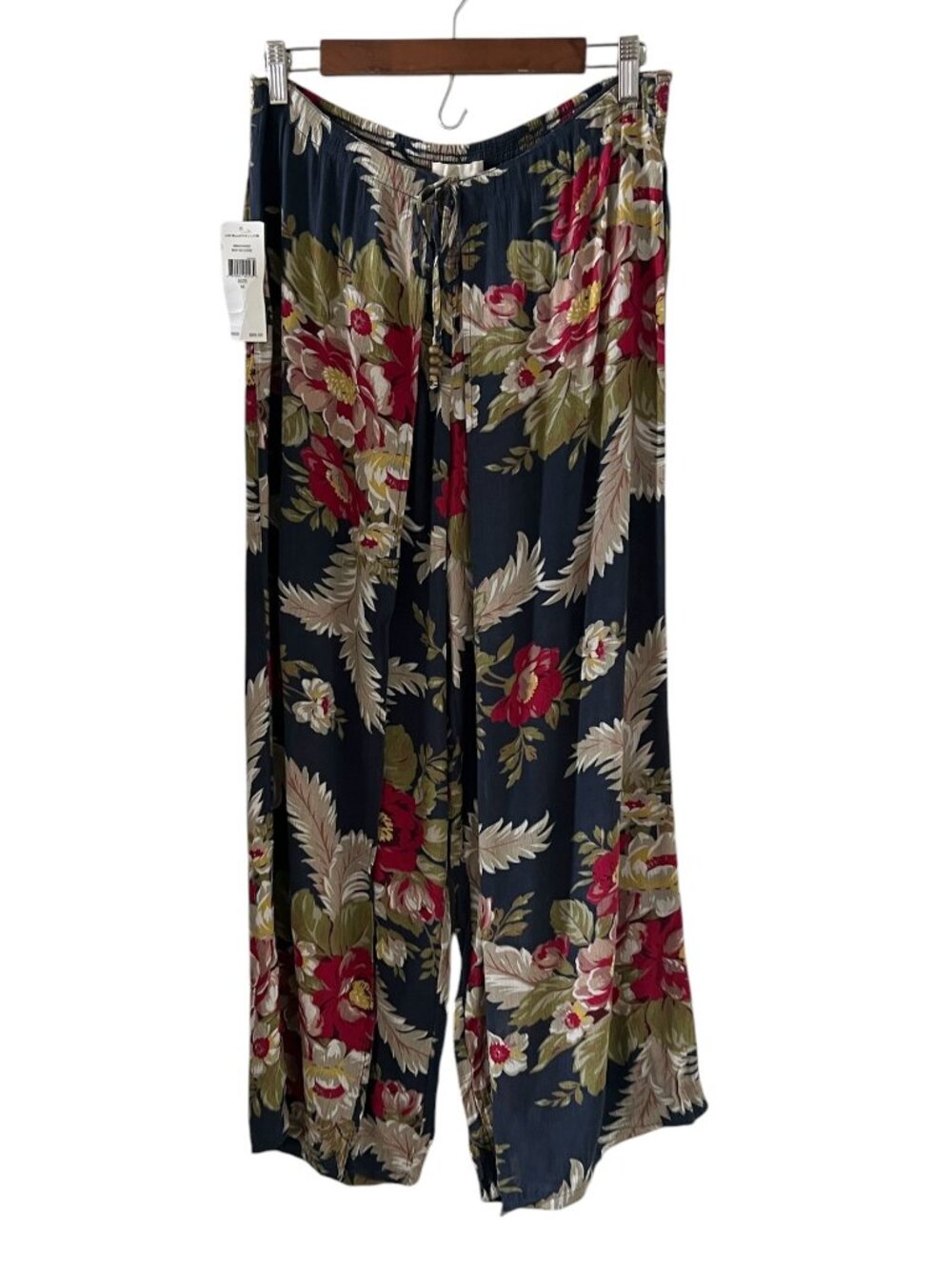 Denim & Supply Ralph Lauren New Gauzy Faux Wrap Floral Pants Size M